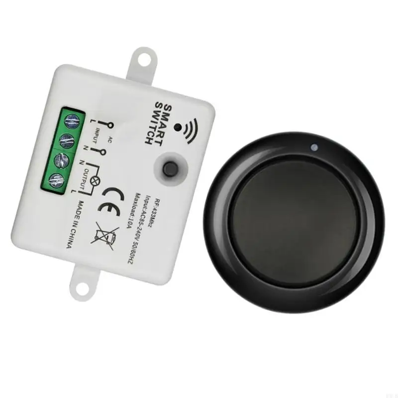

R9UB 220V Small Square Box Remote Control Wall Panel Set For Household And Outdoor Use Featuring Durability ABS