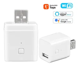 WiFi Mini Micro USB Adaptor 5V WiFi USB Power Adaptor Smart Timing Charge Plug Work with Tuya Alexa Google home Yandex Alice