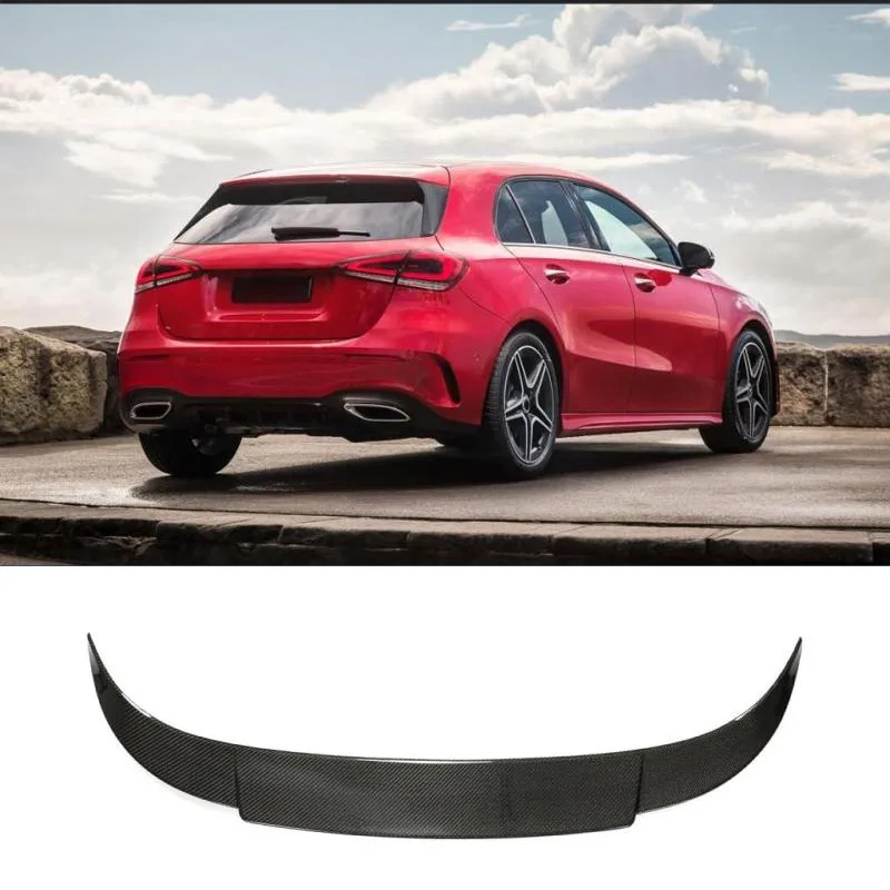 For 2019-21 Mercedes W177 A250 A35 AMG  Real Carbon Fiber Rear Roof Spoiler Wing