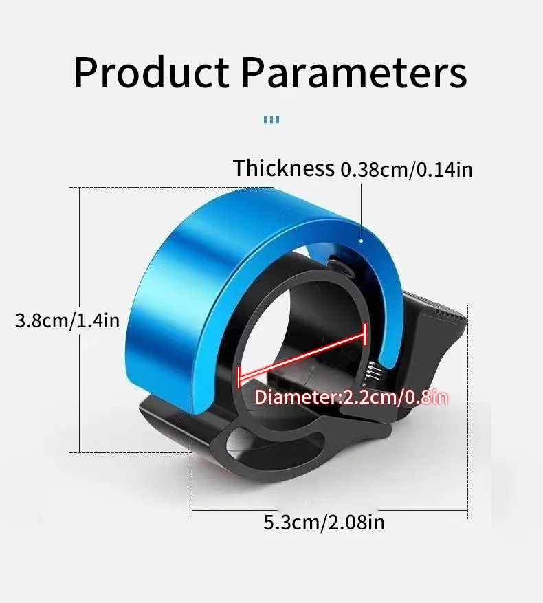 Fahrradklingel Universal Mountainbike Hupe Kinder Klappfahrradklingel Unsichtbare Glocke Reitzubehör