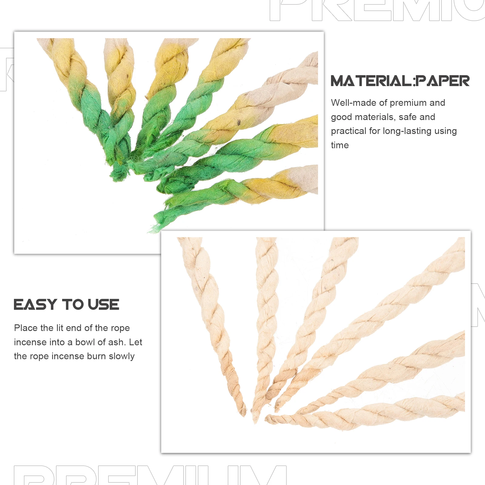 

2 Pcs Scent Diffuser Sticks Censer Burner Home Fragrance Products Incense Incencence Charcoal Aroma