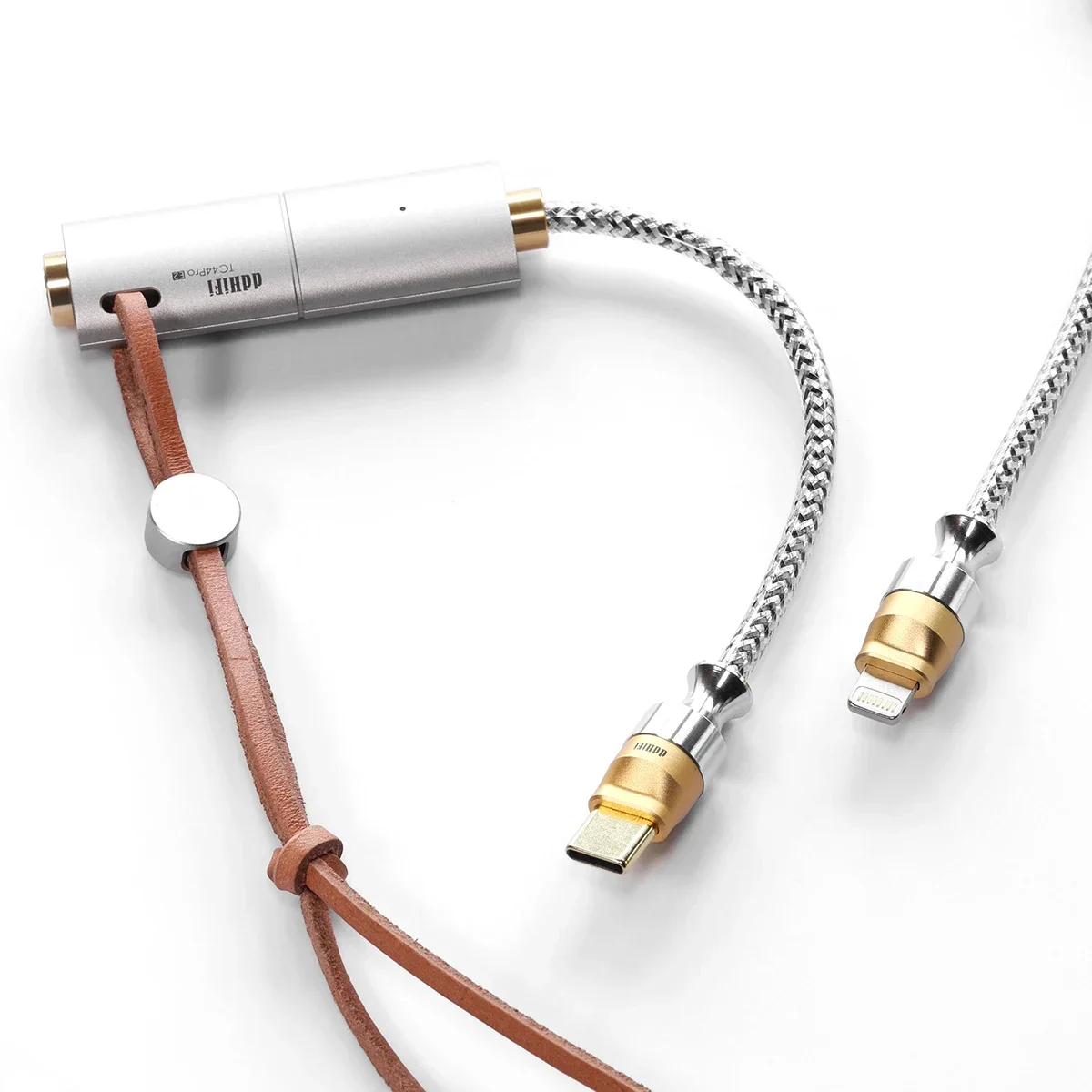 DD ddhifi TC44Pro USB-C E2/Lightning เป็น4.4mm USB DAC Amp กับ dual CS43131ชิป ES9603Q คู่เครื่องถอดรหัสหูฟัง