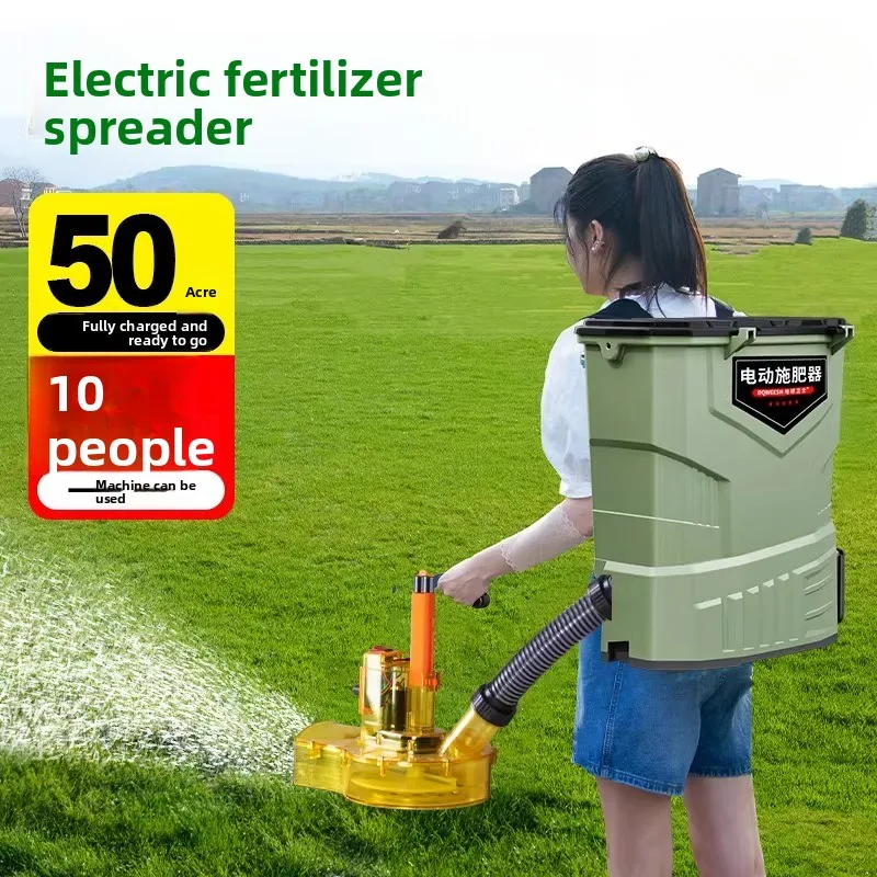 

Электрический ранцевый разбрасыватель удобрений Smart Fertilizer Spreader для эффективного земледелия, автоматического внесения удобрений на кукурузу и внесения удобрений в верхний слой почвы