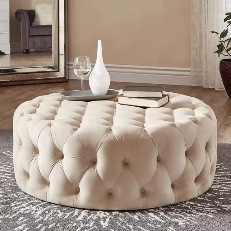 

Крытые туалетные столики для мебели для спальни, круглый напольный стол, табурет для ног для кухни, корейская винтажная портативная мебель для дома