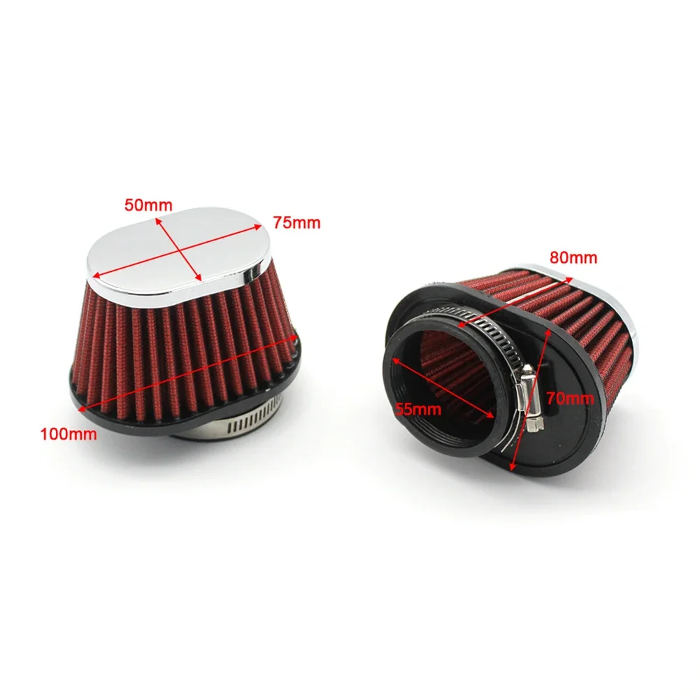 Clean Slightly Different Stainless Steel Red Red Stainless Steel Dust And Sand Particles Intake Air Filter Pod Cleaner