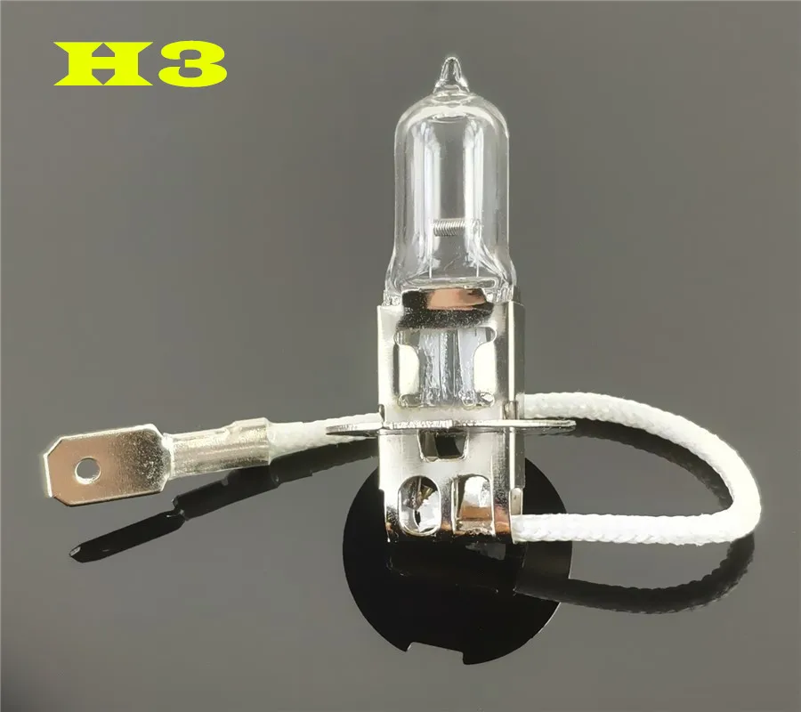 24V H3 70W auto halogen bulbs Car Light Source parking Head Fog Lamps Clear Headlight Lamp High Power Super Brigh