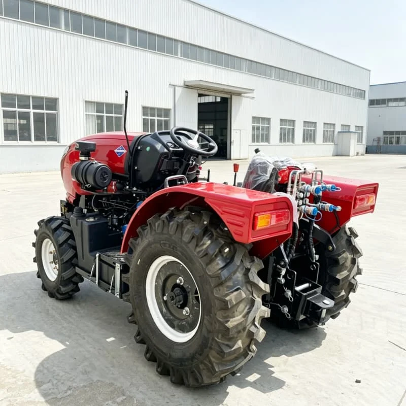 Customized Upgraded rotary tillage tractor, four-wheel high-power cultivator, high-efficiency wheeled farm ploughing machine view 5