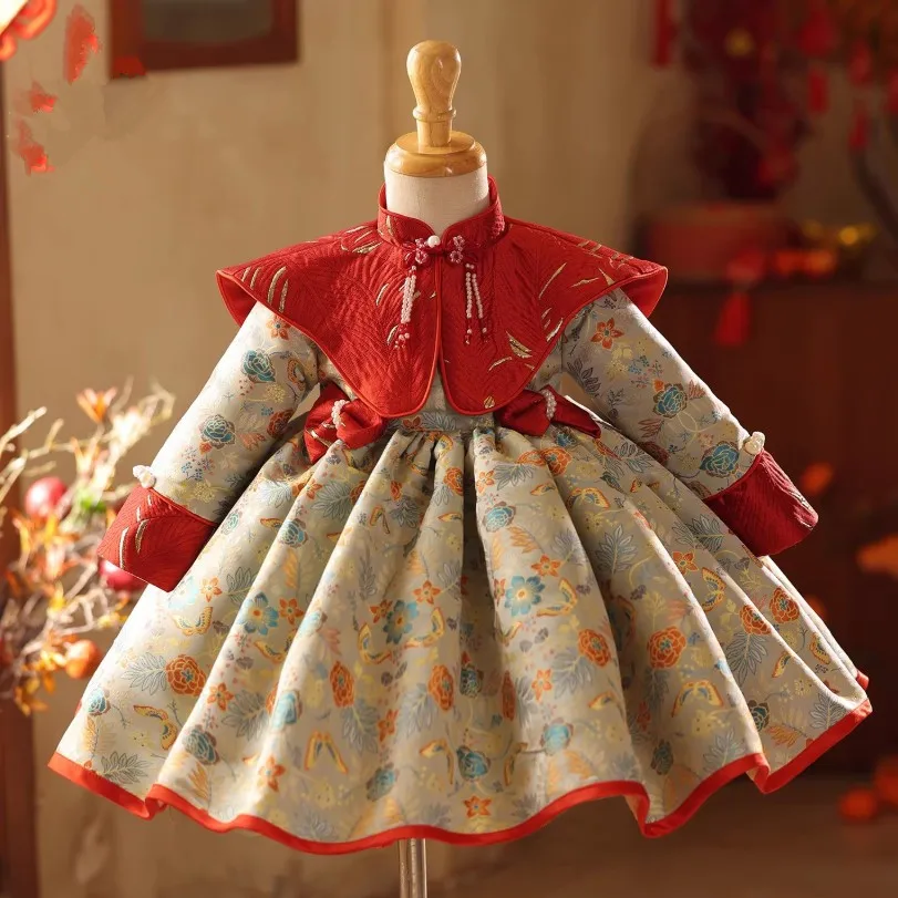 

Новое детское красное вечернее платье для выступлений на фортепиано, свадеб, дней рождения, для девочек, нарядное платье A4949, платье подружки невесты