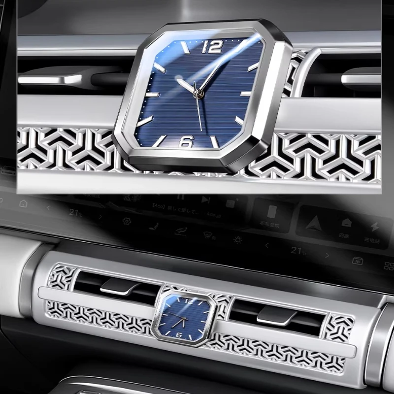 

For BYD Titanium 7 2025 2026 Center Console Clock Electronic Quartz Watch Air Outlet Digital Clock Interior Accessories