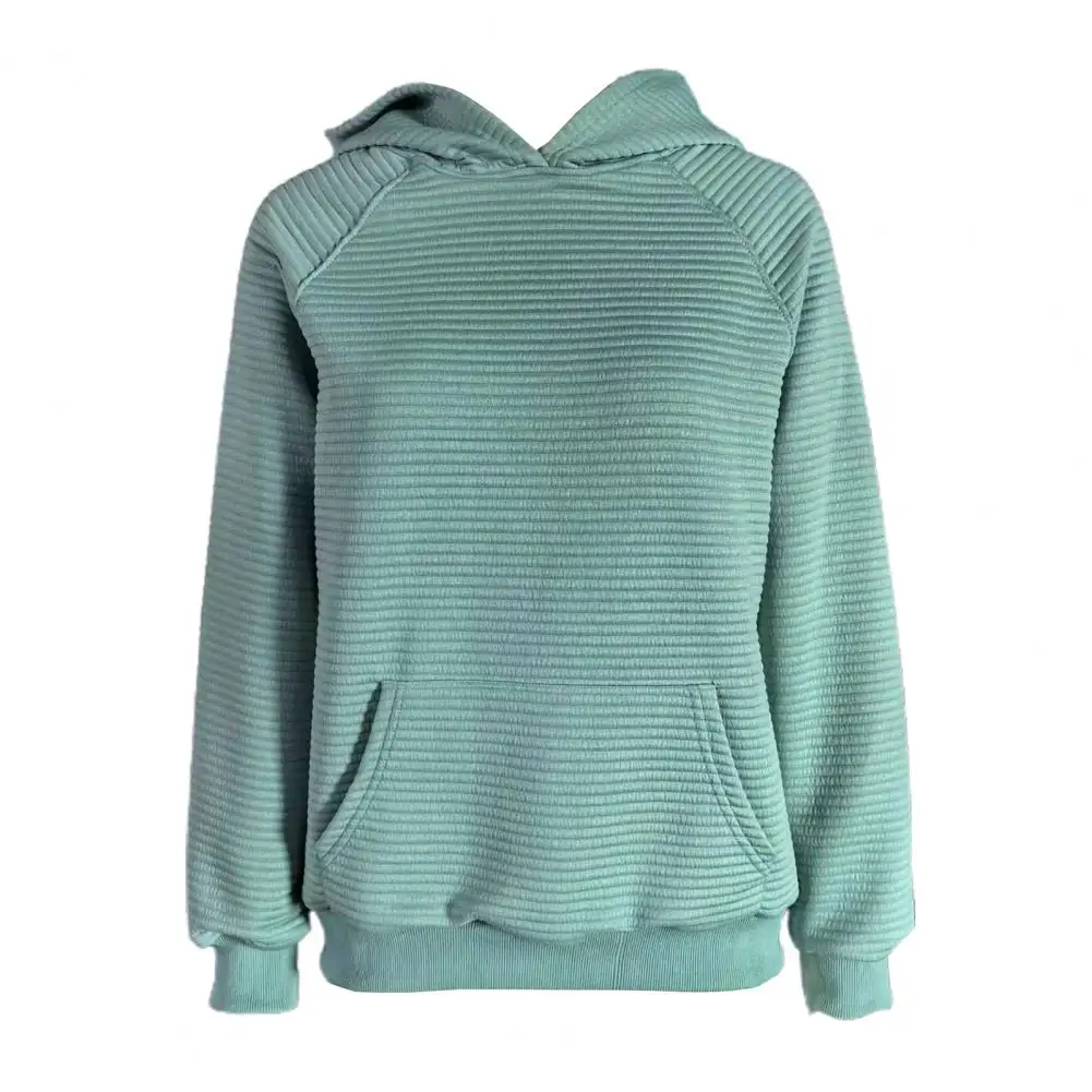 Printemps mode Streetwear sweat à capuche plaine sweat couleur unie à manches longues survêtement sweat à capuche femmes pull dessus chaud