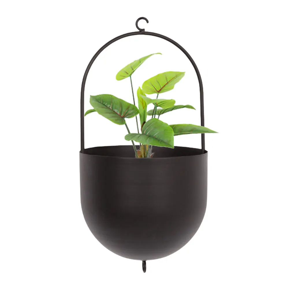 

Подвесные горшки для цветов, современный контейнер для горшков для растений, минималистичные подвесные корзины для растений, металлические для внутреннего и наружного сада, балкона