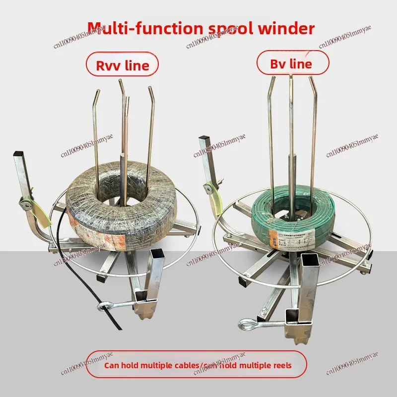 Vertical turntable pay-off rack Electrical wire pay-off rack