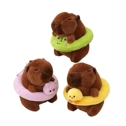 Cute Cartoon Capybara Pendant Plush Toy Doll Bag Hanging Ornaments Cute Kapila Keychain Doll Car Pendant Desktop Doll Ornaments