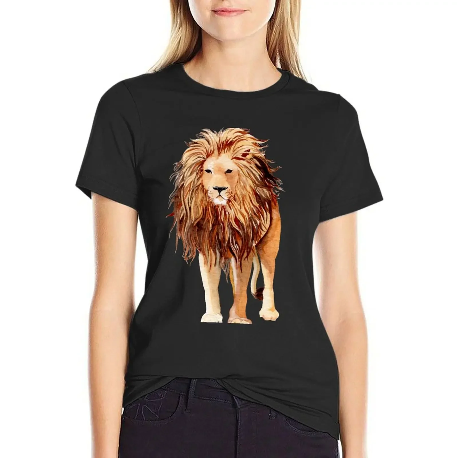 

Lion T-Shirt graphics new edition blanks t shirts for Womens