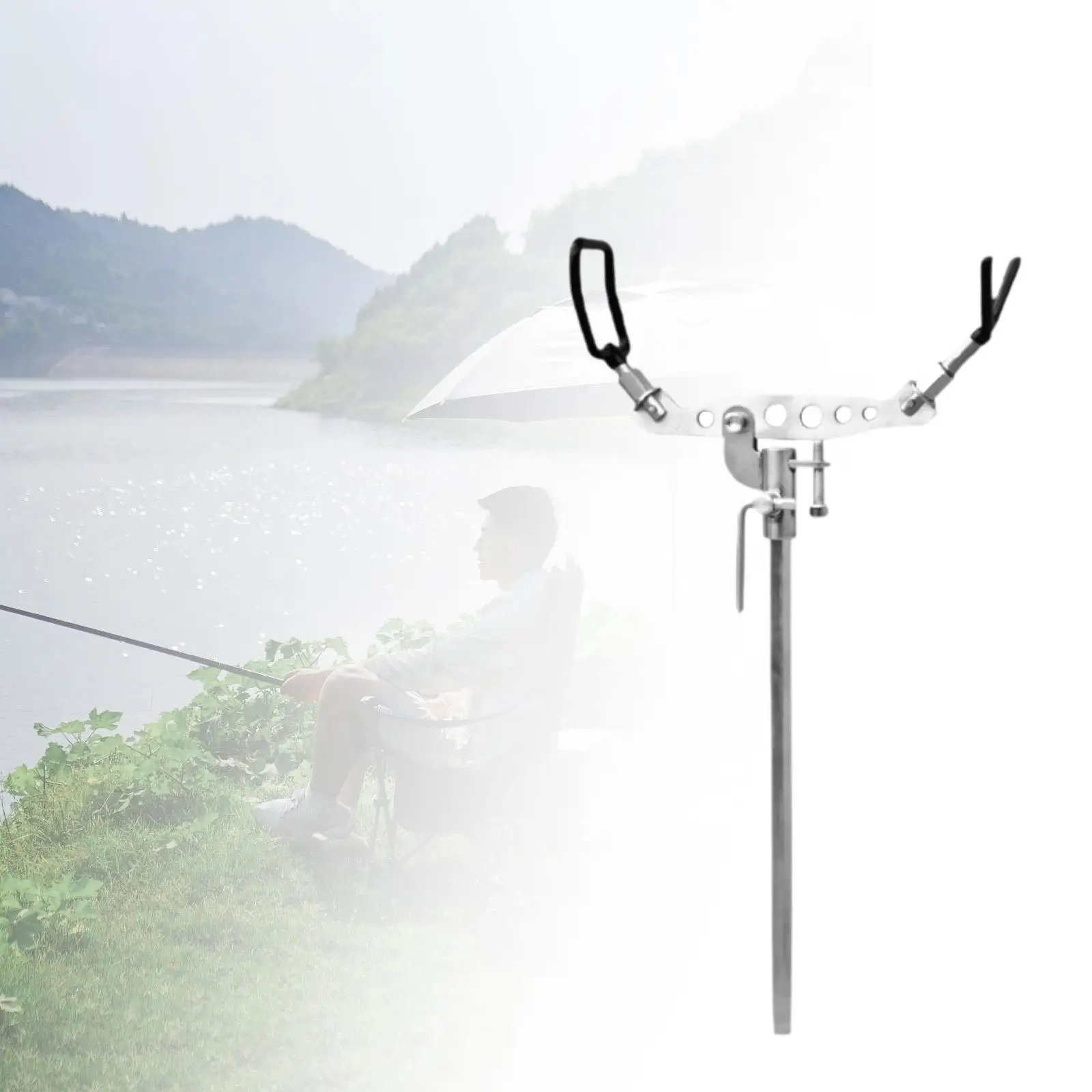 Ground Fishing Support Rack Fish Tool Beach Outdoor Fishing Rod Bracket Plug