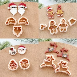 Gingerbread Boy and Girl Polymer Clay Cutters | Christmas Clay Cutter | Winter Clay Cutter | Clay Earring Cutter | Polymer Clay