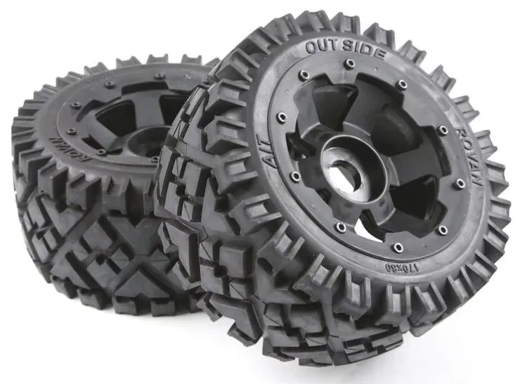 Conjunto de pneus todo terreno multidirecionais para HPI KM ROVAN BAJA 5B