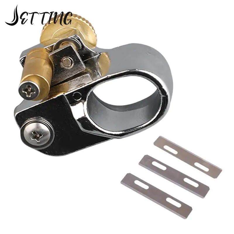 1pcs Ring Type Strip Cutter Leather Shoulder Strap Leather Rope Cutter Handheld Portable Strip Cutter Manual Leather Art Tool