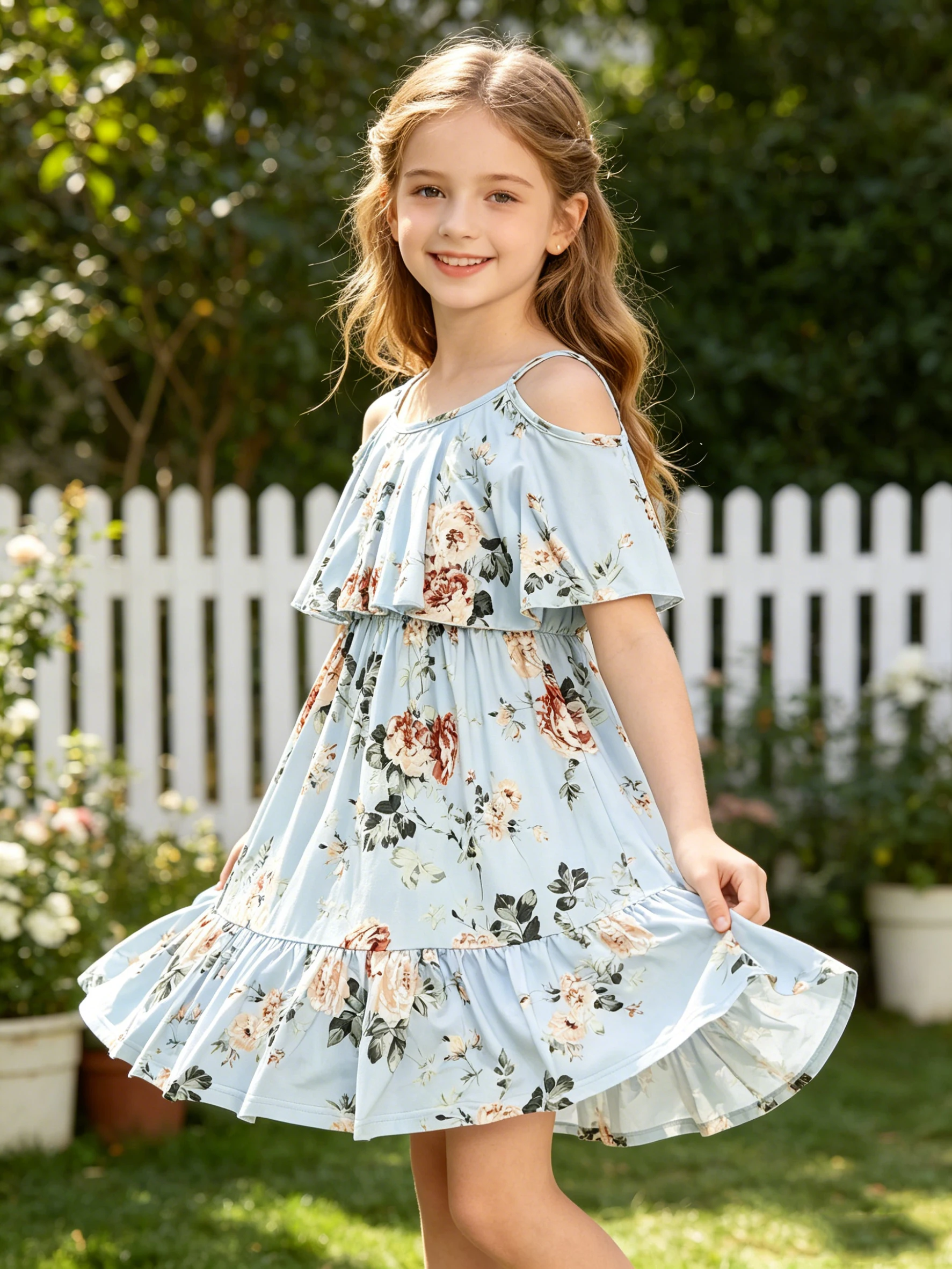 Gaun Boho Bermotif untuk Anak - Romper Floral Print ulasan dan harga