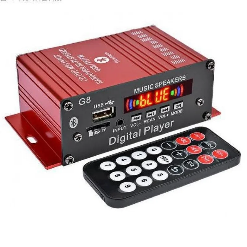 G8Power Amplifier Digital Power Amplifier Connect to a Computer Mobile Phone3DSurround Sound Bluetooth