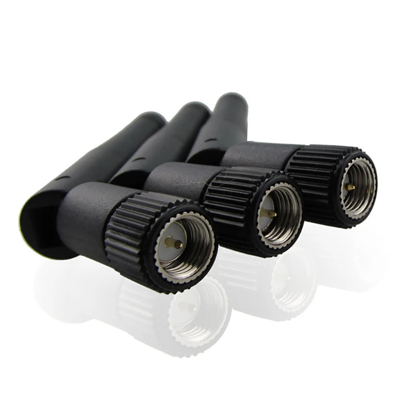 2 Pcs Dual Band WIFI Antenna 10dBi 2.4G 5G 5.8G SMA Male Amplifier WLAN Router Singal Booster For Wireless Transmitter Receiver