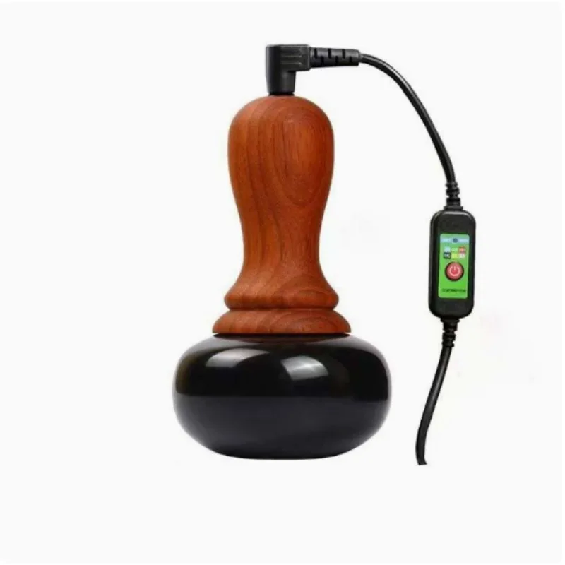 

Bian Stone Guasha Skin Scraping Back Massage Body Warm Moxibustion Therapy Bianstone Hot Stone Electric Gua Sha Massager Tool