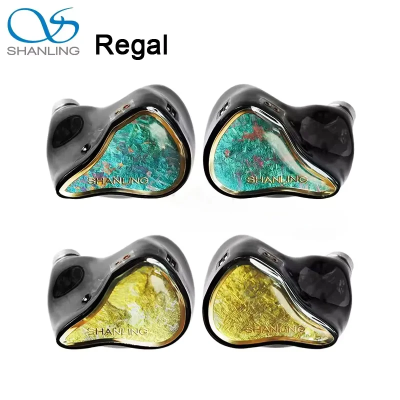 

SHANLING Regal IEM 2DD 4BA 2Planar Hybrid Driver Hi-Res Audio Wired HIFI Earbuds Audiophile