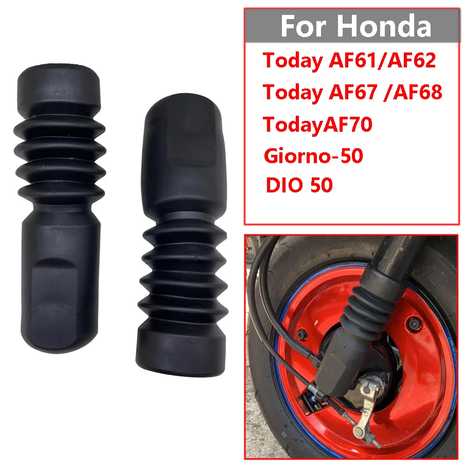 Motorcycle Shock Absorber Anti Dust Gaiter Boots Scooter Front Fork Rubber Cover For Honda DIO Today AF 61 62 67 68 70 Giorno-50