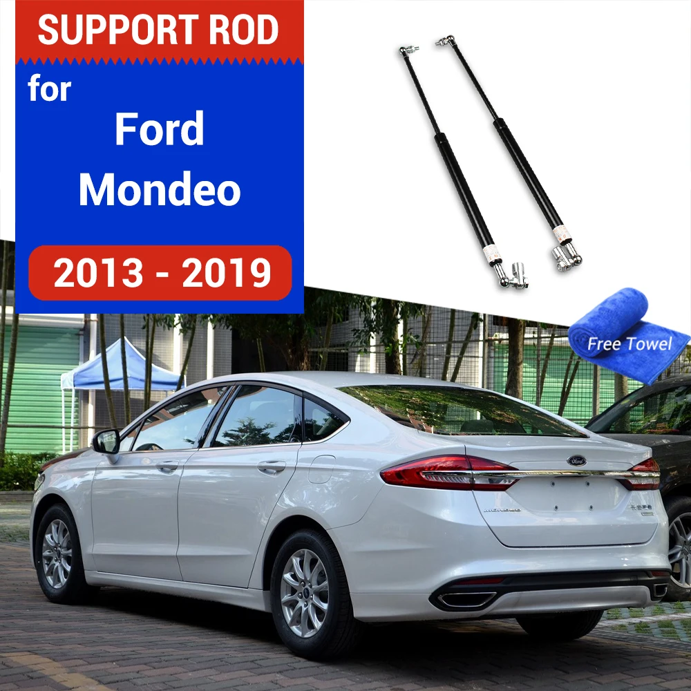 Rear Door Spring Shock Bracket Strut Bars Hydraulic Rod Absorber for Ford Mondeo 2014 2015 2016 2017 2018 2019 mk4 Car-styling