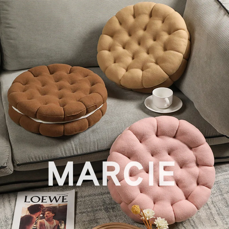 

Creative Sandwich Cake Cushion Simulation Food Throw Pillow Sofa Cushion Bay Window Futon Cushion Office Seat Cushion Decoration