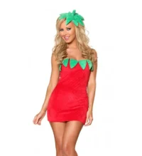 Sexy Princess Costumes for Women Fashion Female Sexy Strawberry Watermelon Fruit Costume Ladies Halloween Costumes W288451 view 4
