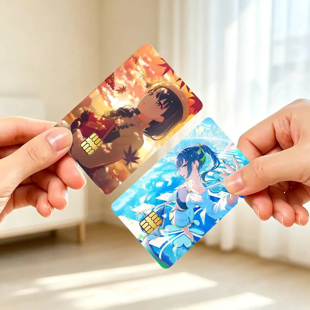 P-Project SEKAI H-Haruka Kiritani Credit Card HD Stickers Game Card Decal Small Chip Waterproof Sticker Gift