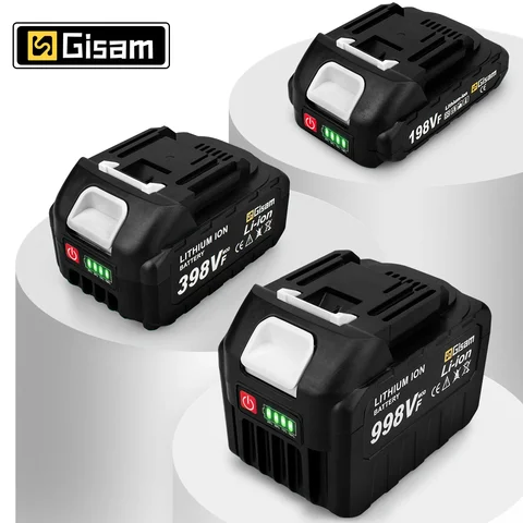 Makita 전동 공구 배터리 용 배터리 표시기가있는 18V 충전식 리튬 이온 배터리 22500mAh 15000mAh 리튬 배터리