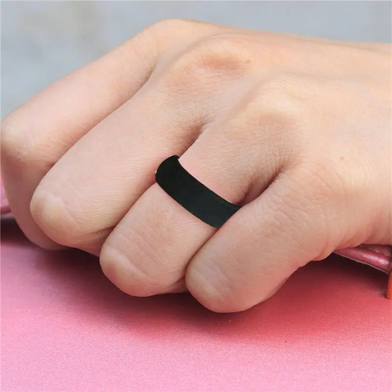 5.7Mm Popular For Men Women Silicone Cool Rings Silicone Wedding Ring Environmental Outdoor Sports Ringx6 4