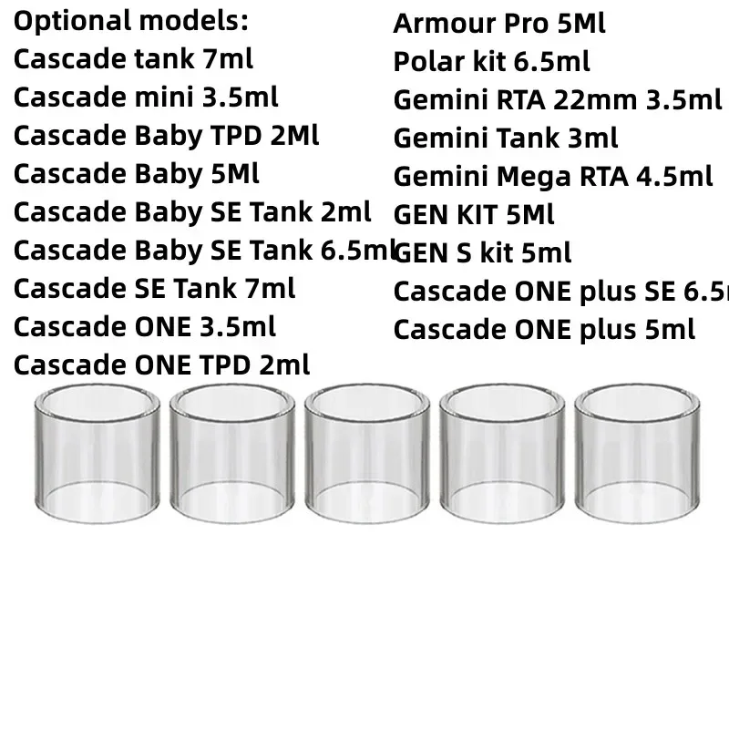 

YUHETEC центробежная трубка для Vaporesso Cascade Tank Cascade Mini Cascade Baby Armor Pro Polar Kit Gemini RTA 22 мм