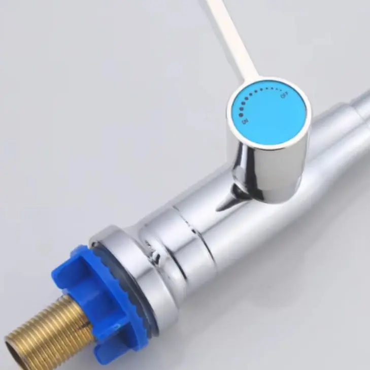 

360 ° Вращающийся смеситель для кухни, одиночный кран для холодной воды с впускной трубой для воды 60 см для быстрой и простой установки