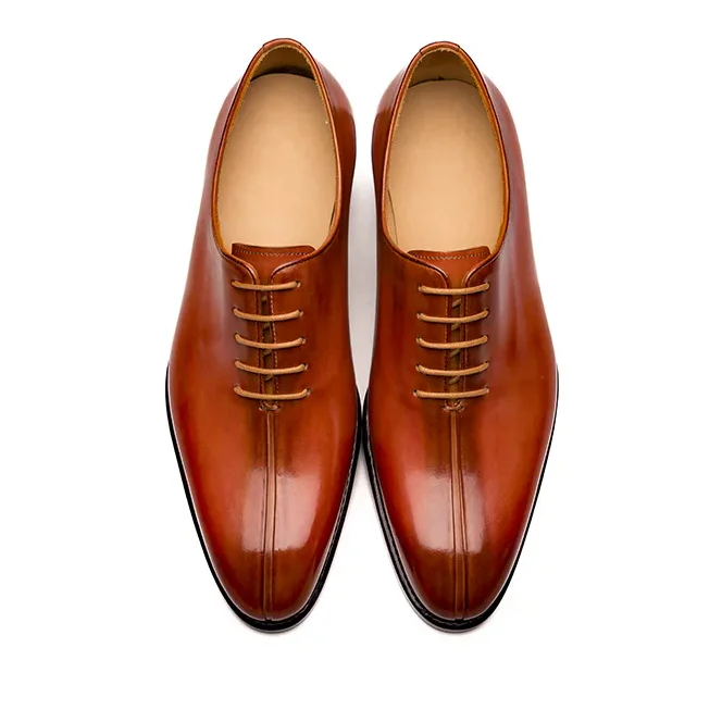 men dress shoes male formal shoes cow skin shoes