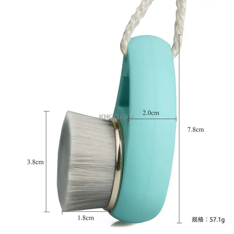 غسل الوجه، غسل الوجه لفرشاة أداة الفراء، تنظيف يدويًا، فرشاة تنظيف الوجه لتنظيف المسام إلى الأسود الأكثر مبيعًا