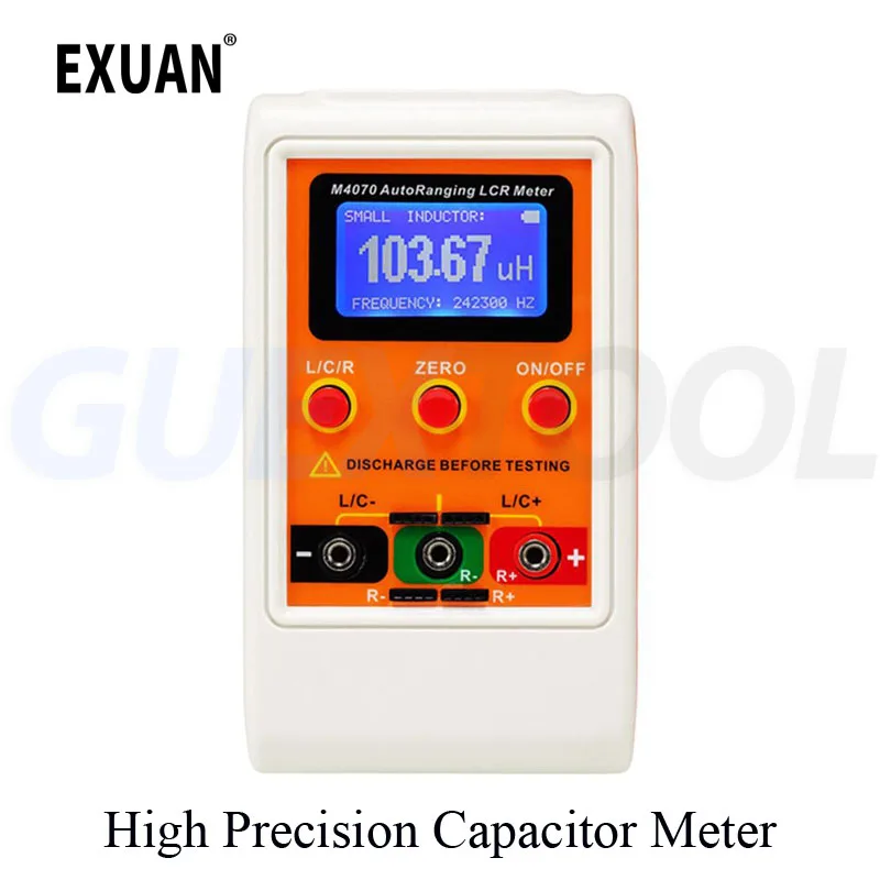 M4070 Digital LCR Instrument Automatic Range Capacitor Inductance Resistance Tester 1% High Precision Portable Bridge Tester