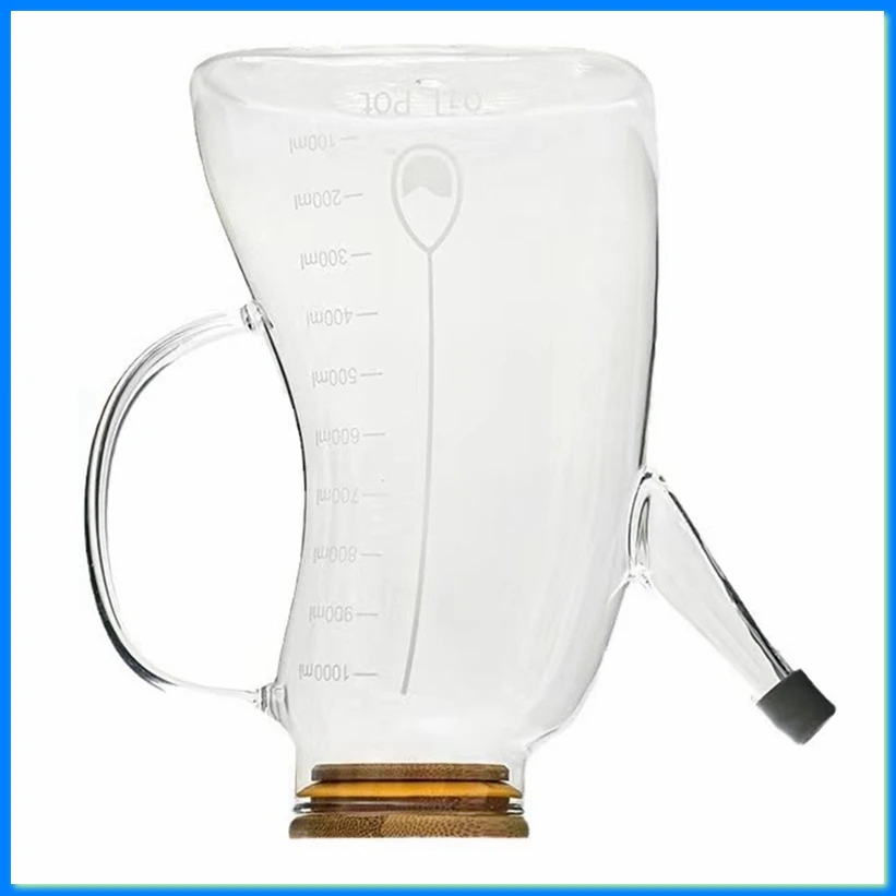 Glass Oil Pot Kitchen Household Does Not Hang Oil Special Soy Sauce Vinegar Seasoning Bottle Oil Container-A57M