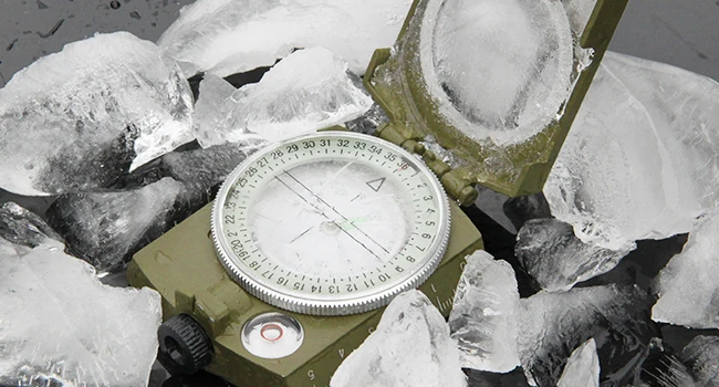 Taktischer Überlebens-Militärkompass aus Metall, professionelle, hochpräzise Zielnavigation, leuchtend, für Outdoor-Wandern, Geologie – Detail 4