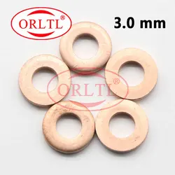3.0mm Copper Rings 9001-850C Washer Shims Gaskets 9001850C For Delphi Diesel Fuel Injector Nozzle 50 Pieces