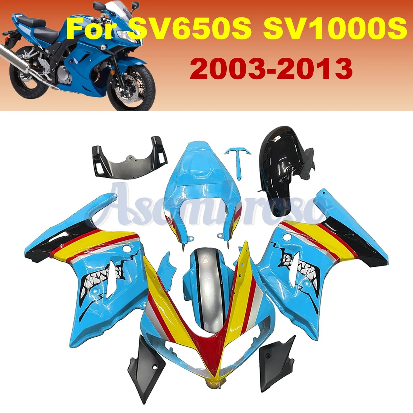 Shark Colorful Body…