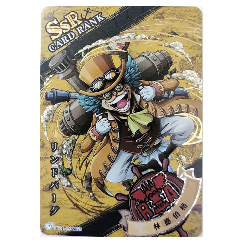 Anime ONE PIECE Rare Diamond Flash SSR Game Cards Karasu Ivankov Sakazuki Luffy Toys for boys Collectible Cards Birthday Present