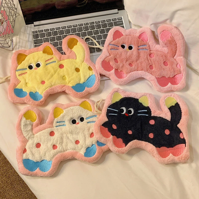 

Впитывающее полотенце для рук в ванной комнате, утолщенный носовой платок Kawaii, настенная подвесная ткань для рук, кухонное полотенце для рук, декор комнаты