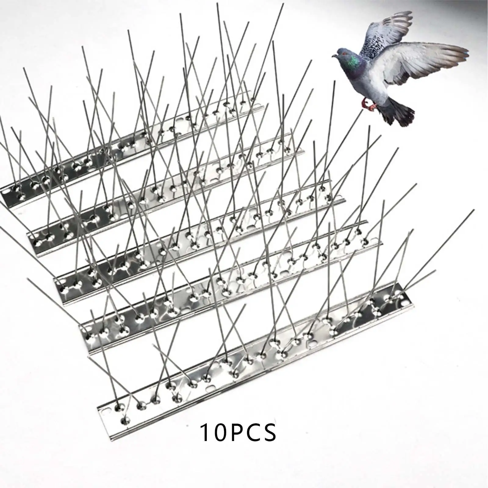 

10x Bird Thorns Easy to Install Pigeon Thorn for Squirrel Outside Raccoon