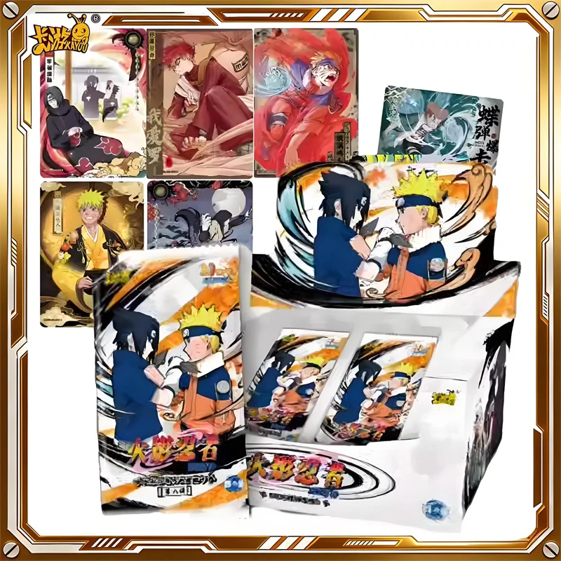 

NEW KAYOU Naruto Card Ninja Academy Chapter 8th Edition Mystery Box Anime Trading Cards Game Birthday Holiday Toy Gifts for Kids