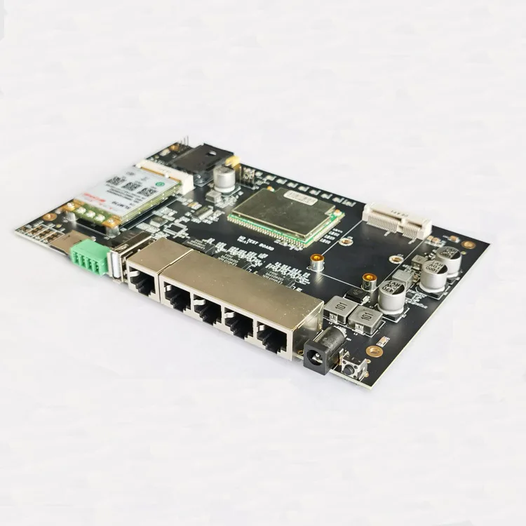 Ready to Ship 300Mbps industrial router board Support MINI PCI-E wireless network card