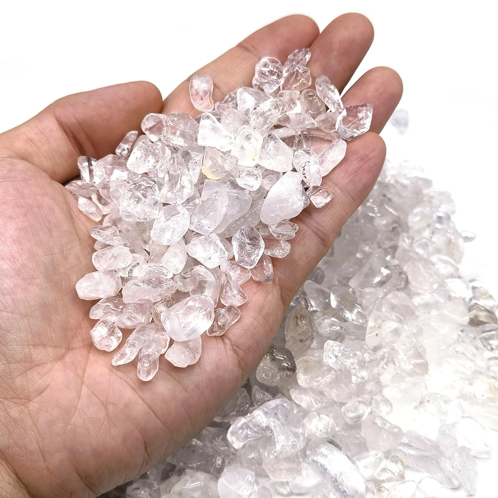 

Wholesale Natural Stones Clear Quartz Material Crystal Gravel Stone Chips Ore Minerals Reiki Specimen Gemstones Aquarium Decor