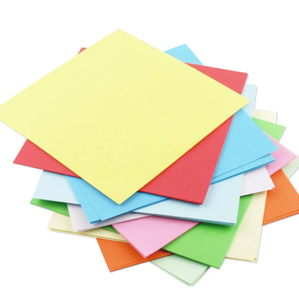 200 قطعة من أوراق اوريغامي المميزة ورق قابل للطي نابض بالحياة لصنع الحرف اليدوية والمشروعات المدرسية واستخدام الديكور المنزلي